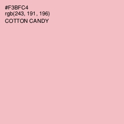#F3BFC4 - Cotton Candy Color Image